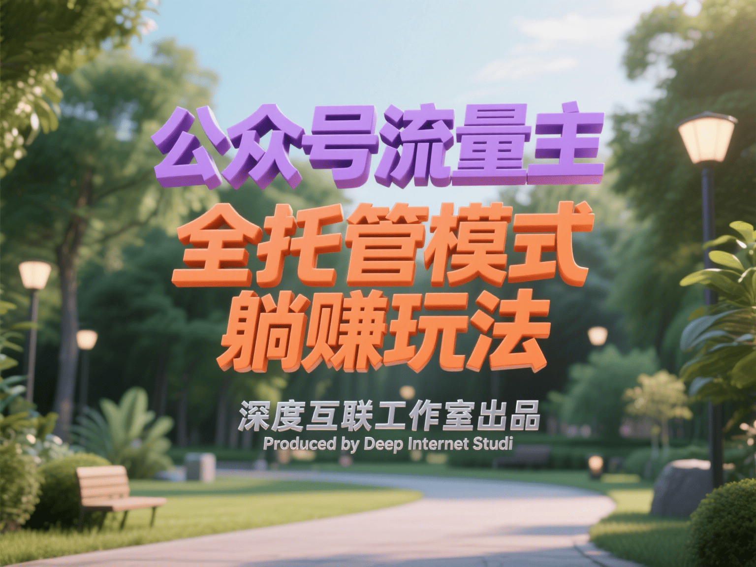 公众号流量主全托管：轻松开启躺赚模式，限时招募进行中-深度互联